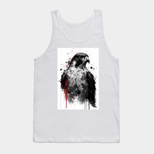 Peregrine Falcon Portrait Tank Top